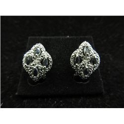 New Diamond & Sapphire Earrings