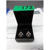 Image 2 : New Diamond & Sapphire Earrings