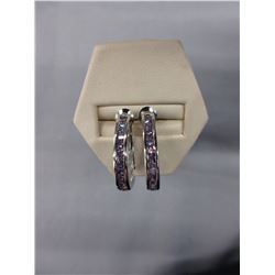 Brand New Amethyst Lever-back Earrings