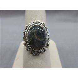 Sterling Silver Labrodorite Gemstone Ring