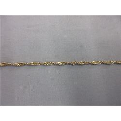 10KT Yellow Gold Rope Twist-Style Bracelet