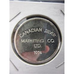 Canadian Silver Marketing Co. Ltd. Silver Round