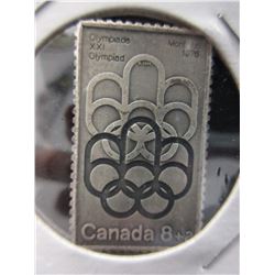Canada Mint 16 Gram Silver Ten Cent Stamp Bar