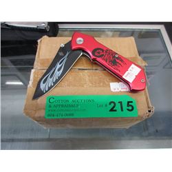 12 New folding knives