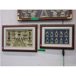 2 Framed Knot displays