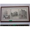 Image 1 : Framed transportation prints