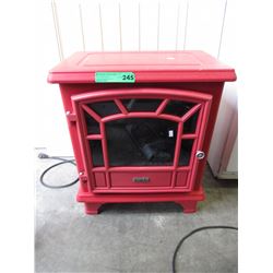 Used electric fireplace by Duraflame