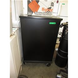 Rolling lockable cabinet