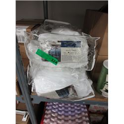 6 New white sweatshirts - size XL