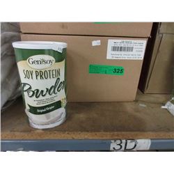 2 Cases of soy protein powder - original