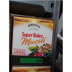 2 Cases of Jordan's "Super Berry" Muesli
