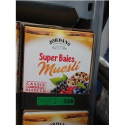 2 Cases of Jordan's "Super Berry" Muesli