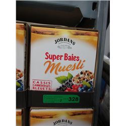 2 Cases of Jordan's "Super Berry" Muesli
