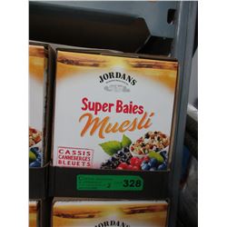 2 Cases of Jordan's "Super Berry" Muesli