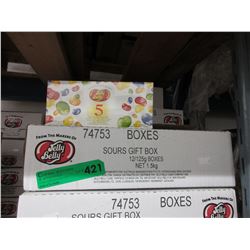 Case of Jelly Belly "Sours" gift boxes