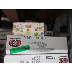 Case of Jelly Belly "Sours" gift boxes