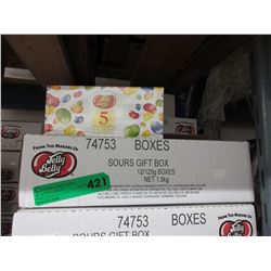 Case of Jelly Belly "Sours" gift boxes