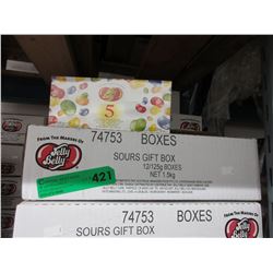 Case of Jelly Belly "Sours" gift boxes
