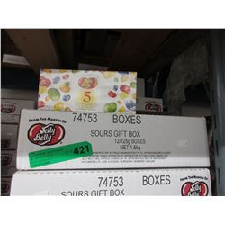 Case of Jelly Belly "Sours" gift boxes