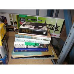 16 Elvis Presley books & records