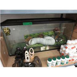 Used glass aquarium