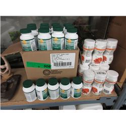 46 Bottles of supplements