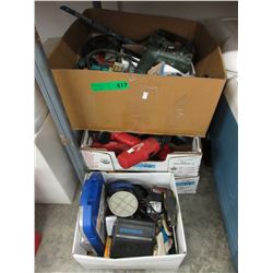 4 Boxes of used tools