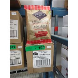 2 Cases of strawberry licorice