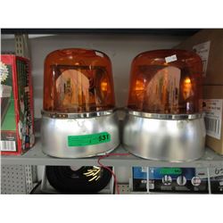 Used automotive emergency signal lights