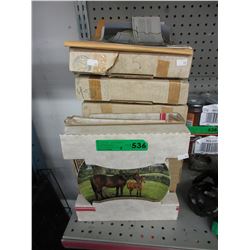 8 Collector plates in original boxes