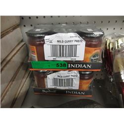 2 Cases of Sharman's Indian mild curry paste