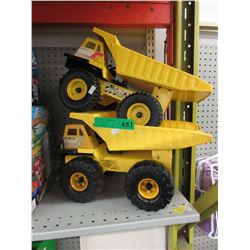 2 Used Tonka dump trucks - mid sized