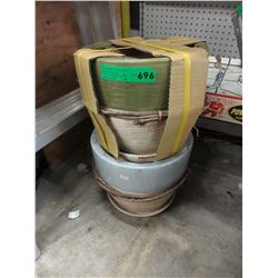 2 New glazed ceramic plant pot sets