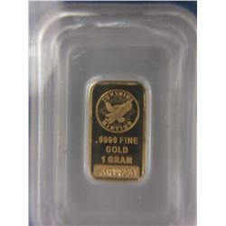 .9999 Fine Gold Investor's bar - 1 Gram