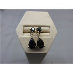 New 4.38 CTW Sapphire dangle earrings