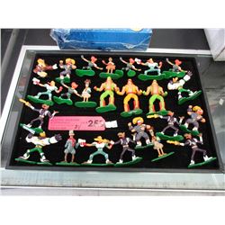 24 Hand painted die cast figurines