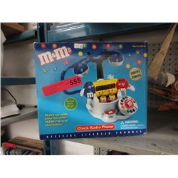 M&M's Clock Radio Phone