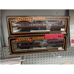 6 New 00 Gauge model train cars