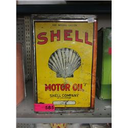 Rare - Vintage Shell Motor Oil can - 1 Gallon