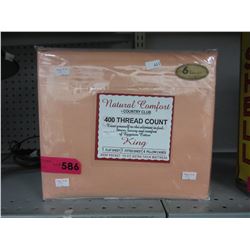 New - King size sheet set - 400 Thread count