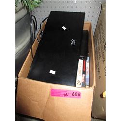 Samsung Blu Ray disc player & 30 DVDs