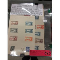 1946 Victory Issue Stamps