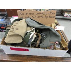 Assorted military items