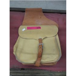 Leather saddlebags