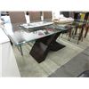 Image 1 : Glass top dining table