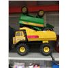 Image 1 : Tonka dump truck, tractor & trailer