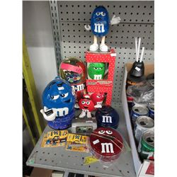 12 M&M's collectibles