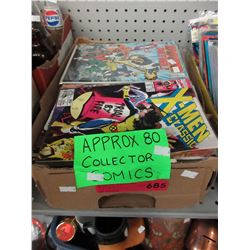 80 Assorted comic books