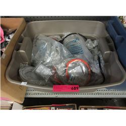 Tote of Ethernet & other computer cables - new