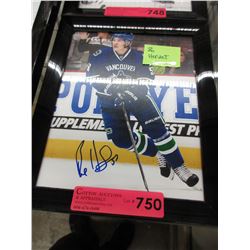 Autographed photo of Bo Horvat